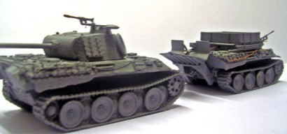 Shown with Bergepanther Ausf A (Late) .Premiere kit G283.