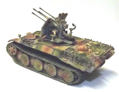 Bergepanther Ausf D with 20mm Flakveirling