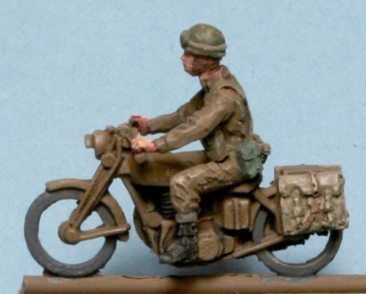 British: Dispatch Riders (Set 1) (Four Figures & 2 BSA Motorcycles)