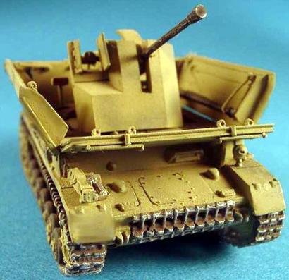 Milicast G227 1/76 Resin WWII German Mobilwagen 37mm Anti-aircraft Vehicle 