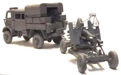 Shown with the Bedford QLB Bofors Tractor (UK265) Also see ACC33.