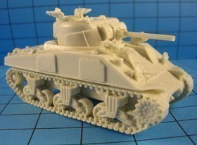 Sherman M4 Late prod. 1 piece diff. hsg - Up-Armoured