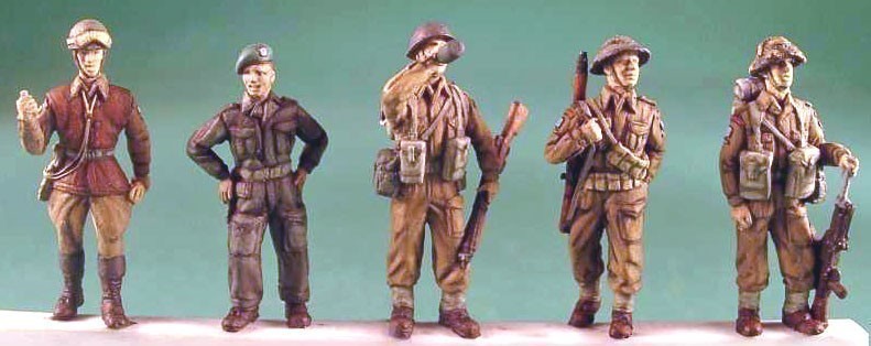 British Soldiers in Various Poses c. 1944-1945