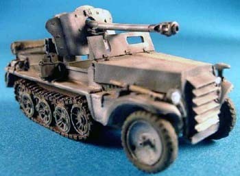 Armoured SdKfz 10 SP Halftrack w/50mm PaK38