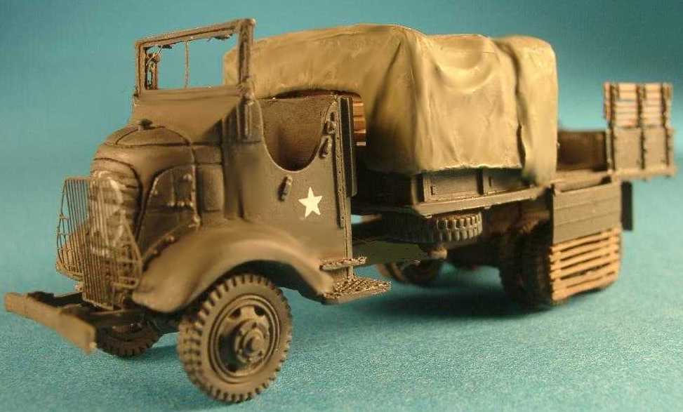 GMC AFKWX 353 C.O.E. 17ft. Wooden GS Truck w/Open Cab and M36 MG Mount