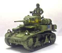 M3A1 Light Tank with Auxiliary Fuel Tanks