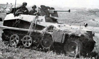 SdKfz 250/11 "Alte" Halftrack with 2.8cm Schwere Panzerbüchse 41
