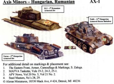 1/76 Axis Minors (Rumania, Hungary)