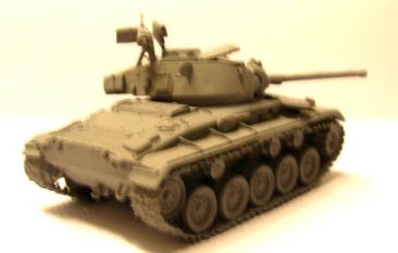 M24 Chaffee Light Tank with Optional Track Guards