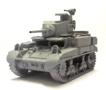 Stuart I (M3 Mid-production) Light Tank with optional parts for Stuart II (aka Stuart Hybrid-Diesel) version