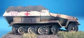 SdKfz 251/1 Ausf. C w/Tillt Cover - SdKfz 251/8 Ambulance
