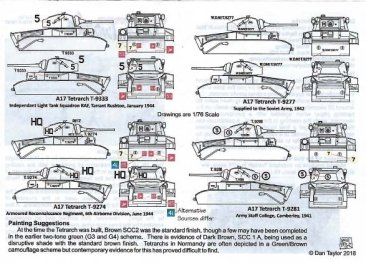 British markings for A17 Tetrarch Light Tank