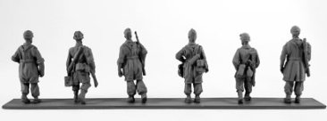 German Paratroopers with weapons (6 Figures)