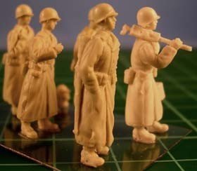 American Infantry in Greatcoats w/weapons.