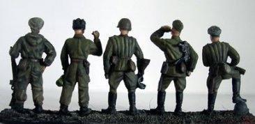 Soviet Soldiers in various poses