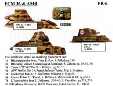 1/76 French FCM 36 and AMR