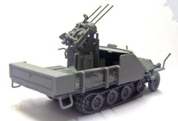 Armoured SdKfz 11 w/Flugawehr 20mm MG151/15 Drilling