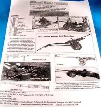 Italian Solothurn S1100 Anti-Tank Gun & Breda 8mm M1937 MG