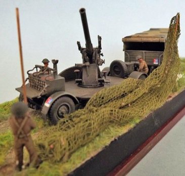 This superb diorama was built by Neil Craig using Milicast Figures set FIG105