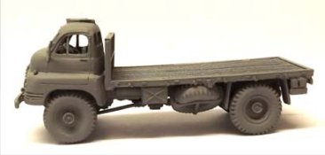 Bedford RL 3ton Flatbed Truck with Air-Portable Container (Early Production Cab)