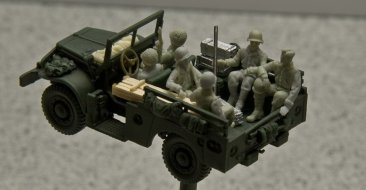 American Army Seated Figures