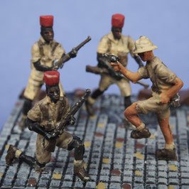 Free French Colonial Senegalese Riflemen (4 Figures)