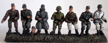 German Military Drivers in Different Uniforms (some optional heads)